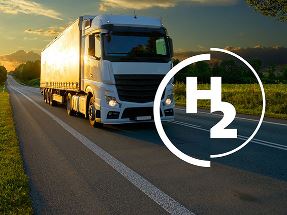 Image of hydrogen fueled truck